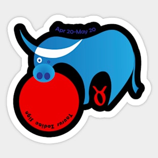 Taurus -  Bull Sticker